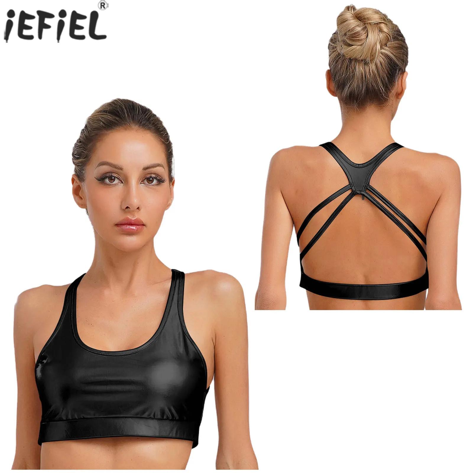 Crossfit Vest - Metallic Sport Vest Top Women Sleeveless