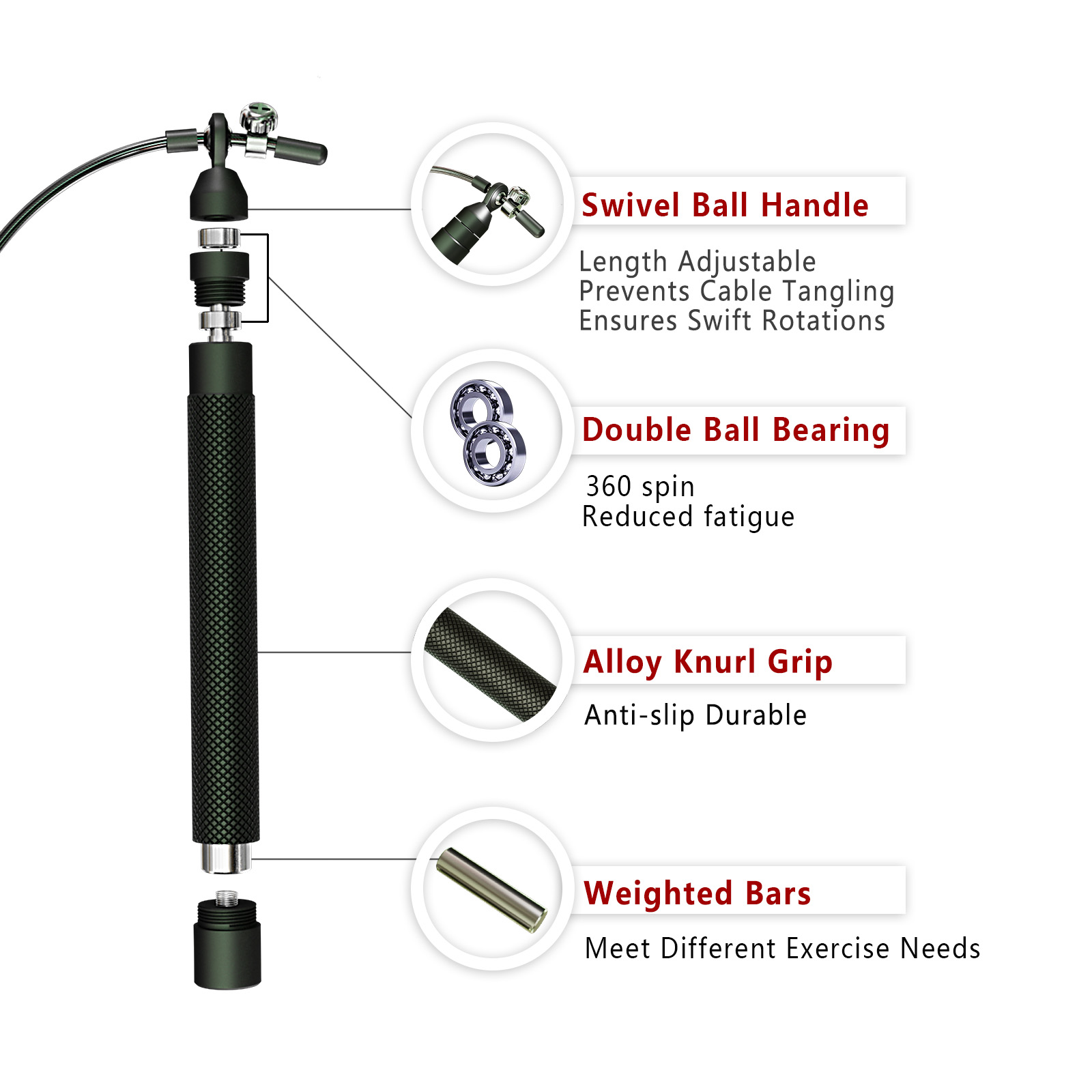 Crossfit Weighted jump rope gy - Crossfit Workout With Equipment avaliação e preço