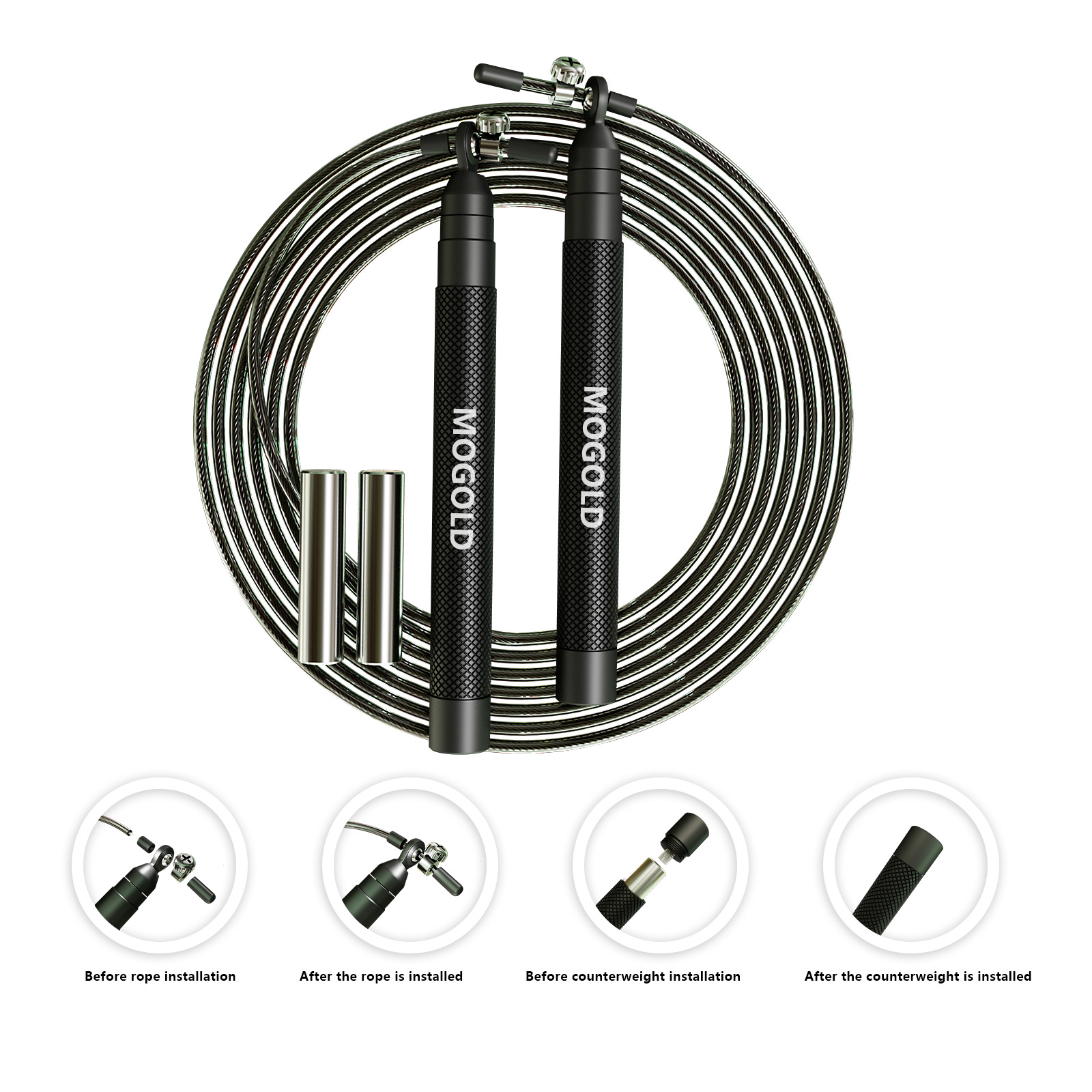 Crossfit Weighted jump rope gy - Crossfit Workout With Equipment avaliação e preço