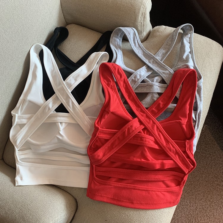 Summer Fashion Cross Back Stra - Crossfit Vest avaliação e preço