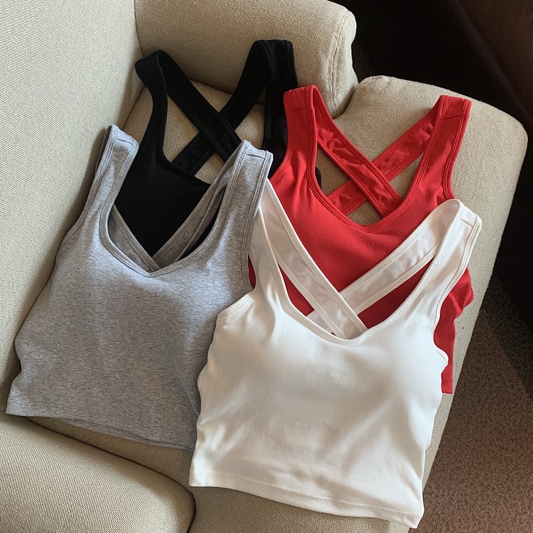 Summer Fashion Cross Back Stra - Crossfit Vest avaliação e preço