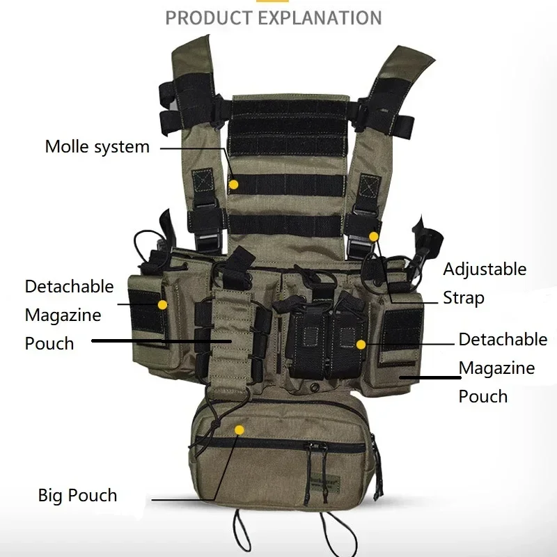 D3CR Chest Rig Vest Multicam B - Crossfit Gear For Men avaliação e preço