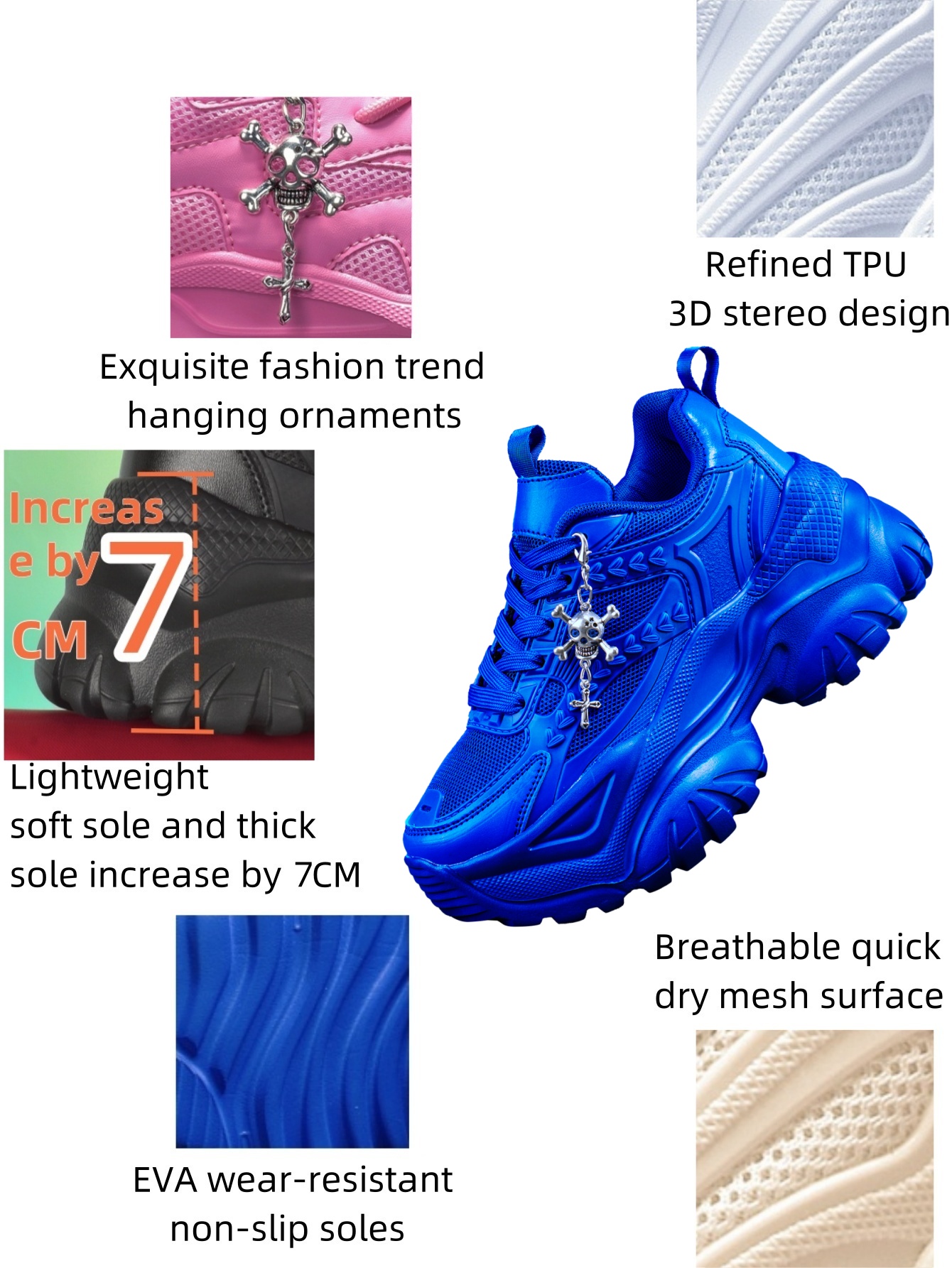 Women's 7cm Height-Increasing  - Crossfit Accessory Work avaliação e preço