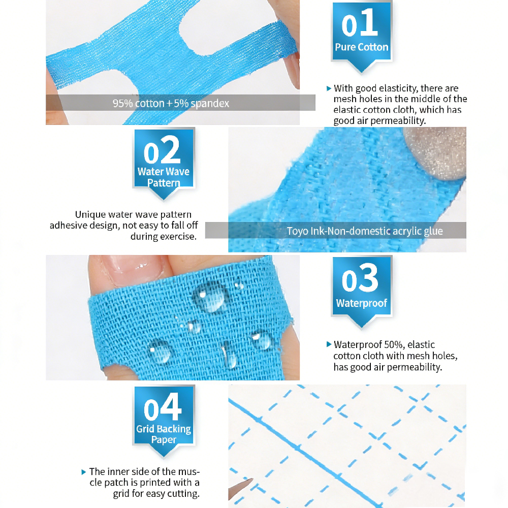 10PCS Kinesiology Tape for Fin - Finger Tape Athletic avaliação e preço
