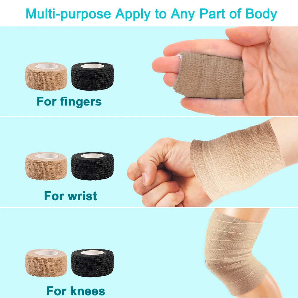 10 Rolls Athletic Wrap Tape Se - Finger Tape Athletic avaliação e preço