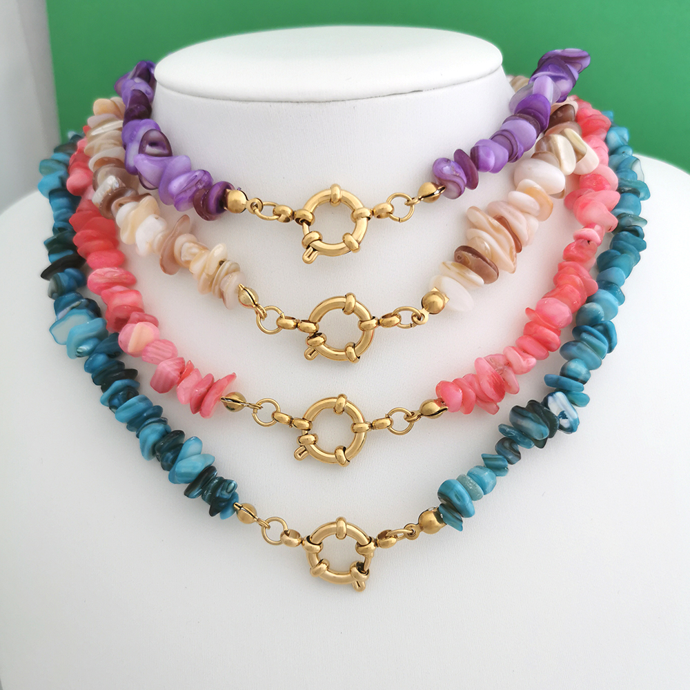 Anchor Clasp Necklace Women Ch - Battle Rope Anchor avaliação e preço
