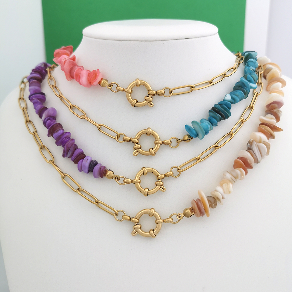 Anchor Clasp Necklace Women Ch - Battle Rope Anchor avaliação e preço