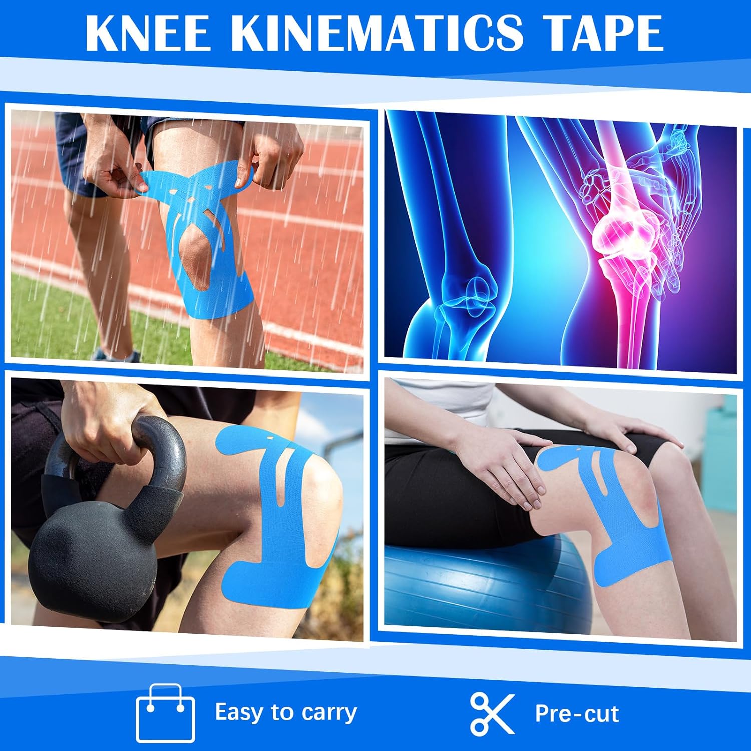 10PCS Precut Kinesiology Tape  - Finger Tape Athletic avaliação e preço