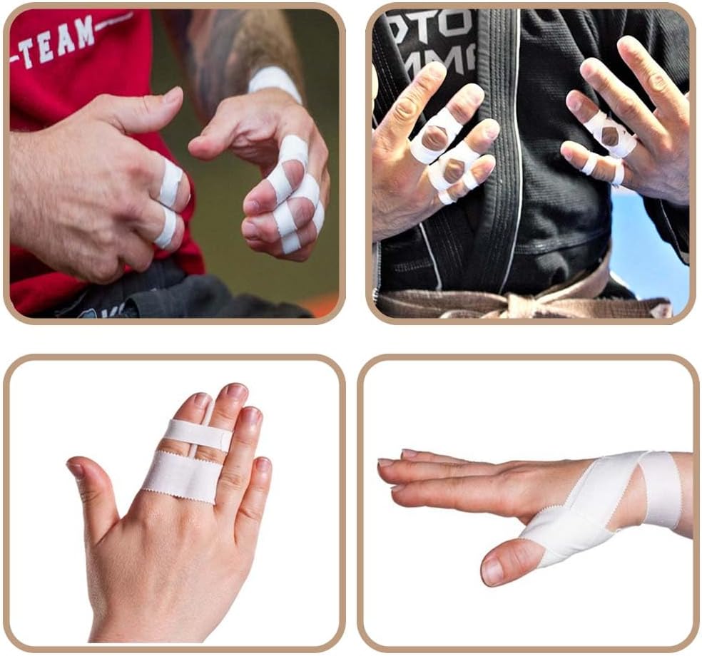 3/6pcs Finger Tape 0.5in White - Finger Tape Athletic avaliação e preço