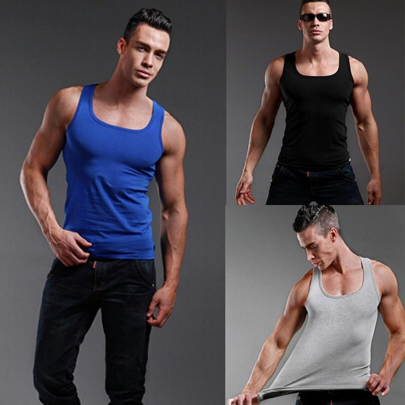Men Sports Vest Sleeveless Squ - Crossfit Vest avaliação e preço