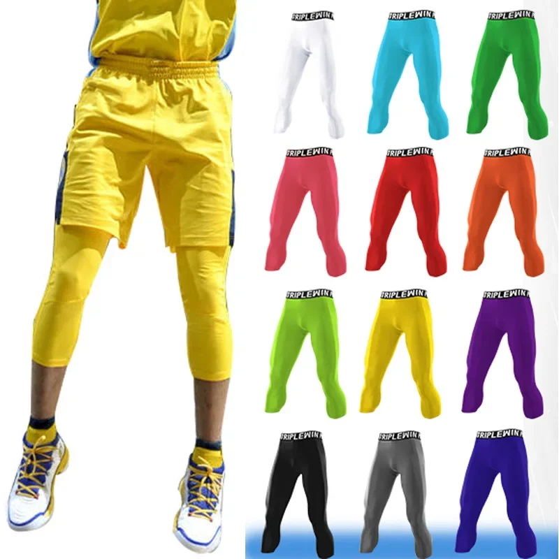 Men GYM Capri Running Tights P - Crossfit Training avaliação e preço