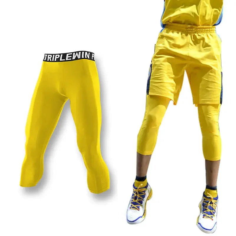 Men GYM Capri Running Tights P - Crossfit Training avaliação e preço