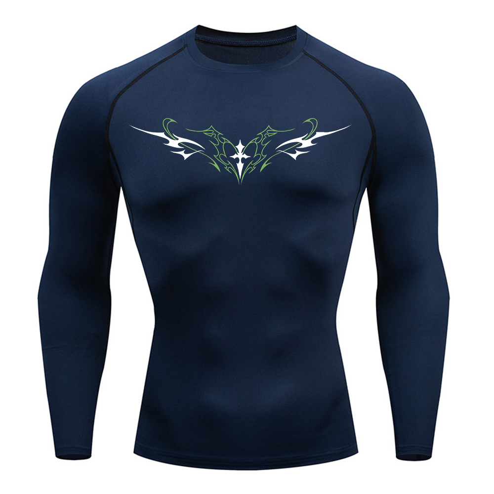 Men's Gothic Cross Wings Print - Crossfit Training avaliação e preço