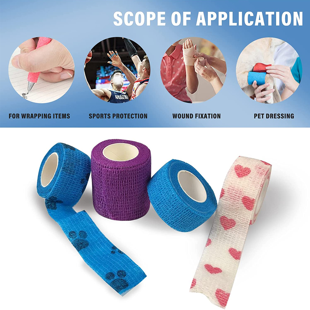 5Pcs/Lot 2.5cm Wide Colorful A - Finger Tape Athletic avaliação e preço