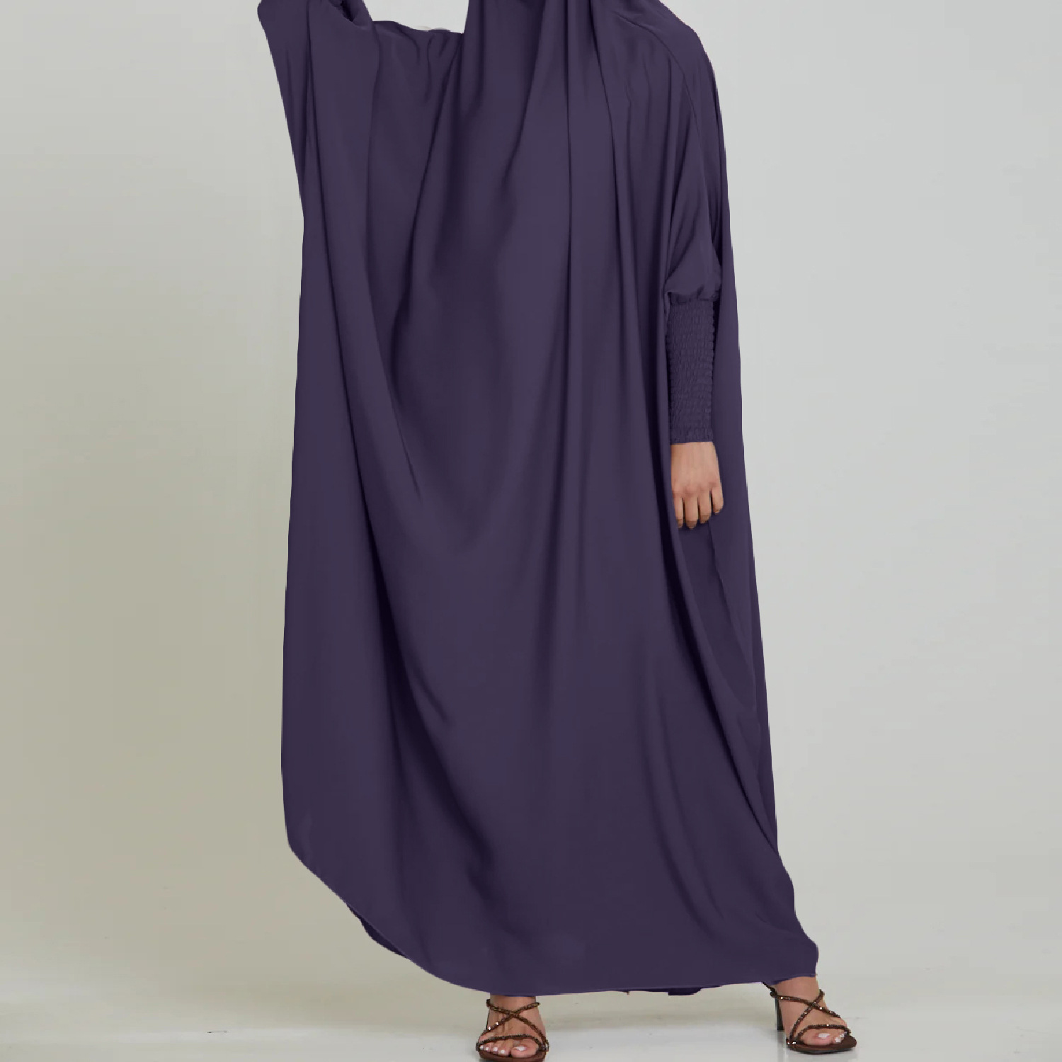 Solid Color Robe Dress Long Dr - Crossfit Indonesia avaliação e preço