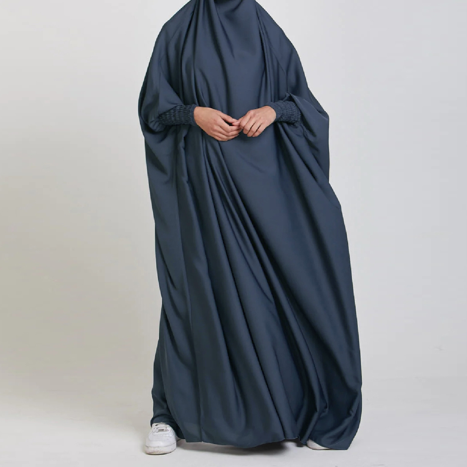 Solid Color Robe Dress Long Dr - Crossfit Indonesia avaliação e preço