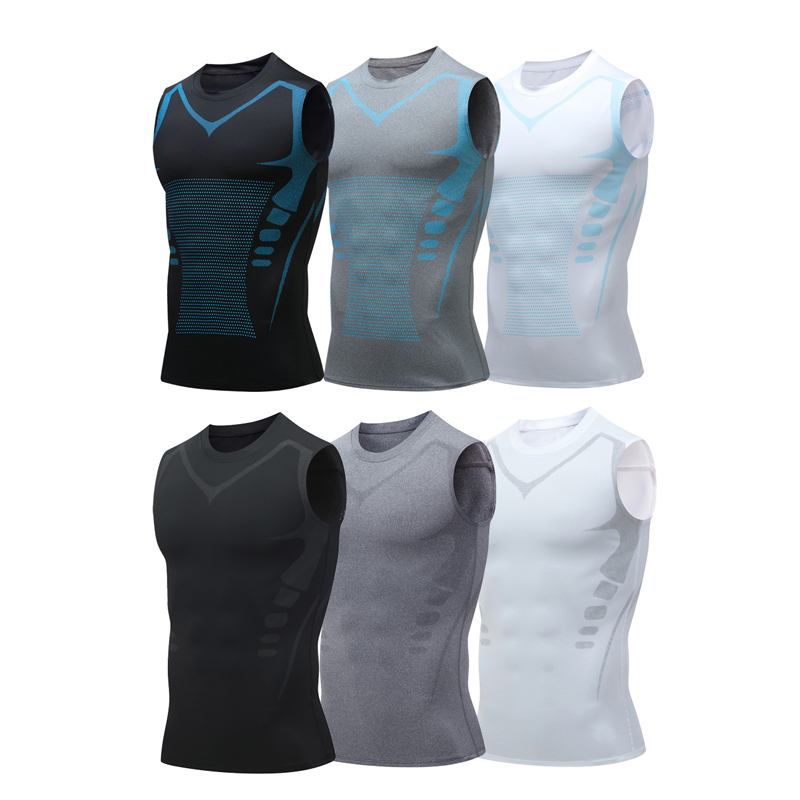 Mans Compression Tank Top Men  - Crossfit Vest avaliação e preço