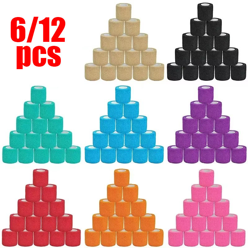 6/12pcs Colorful Sport Self Ad - Finger Tape Athletic avaliação e preço