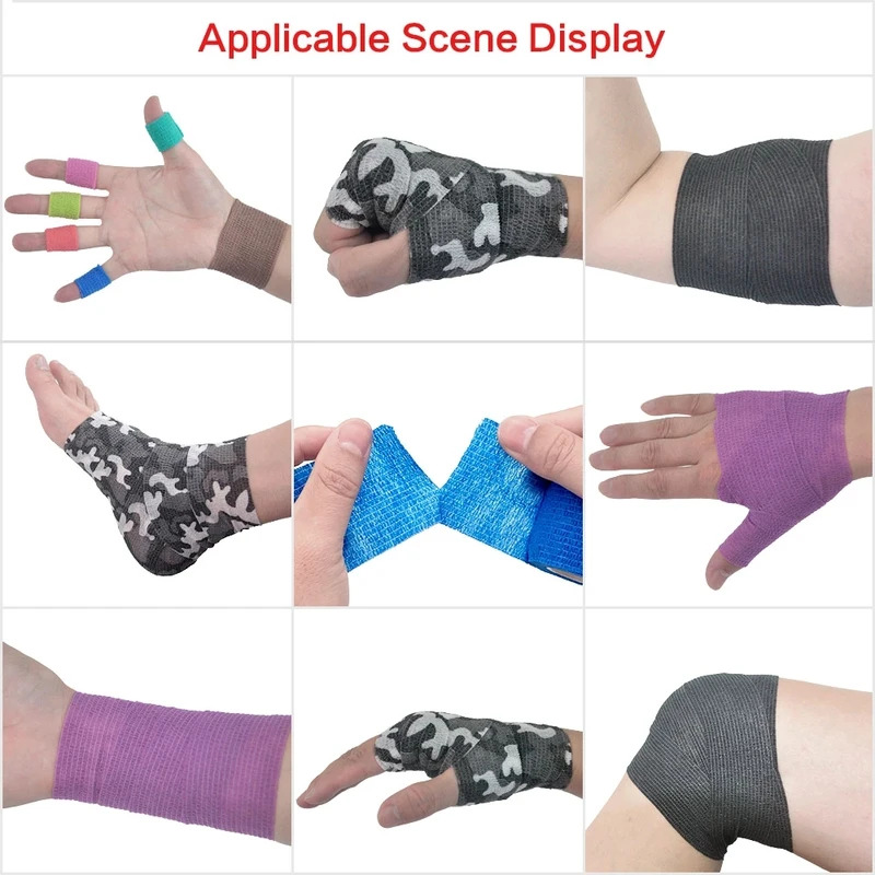 6/12pcs Colorful Sport Self Ad - Finger Tape Athletic avaliação e preço
