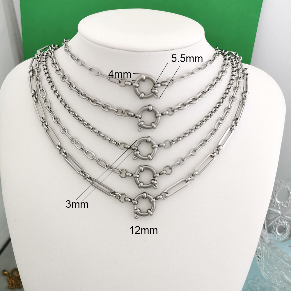 Spring Sailor Clasp Necklace W - Battle Rope Anchor avaliação e preço