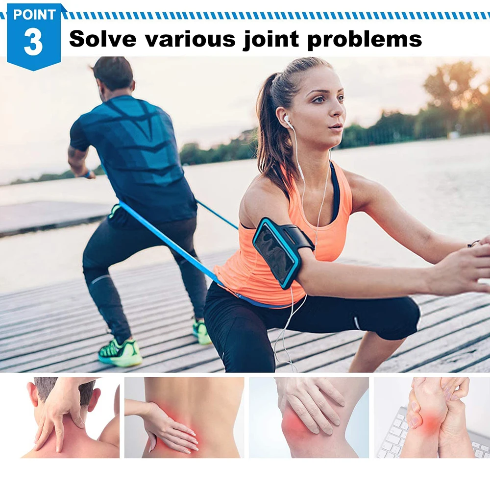 4Pcs/Set Elastic Fitness Bands - Crossfit Workout With Equipment avaliação e preço